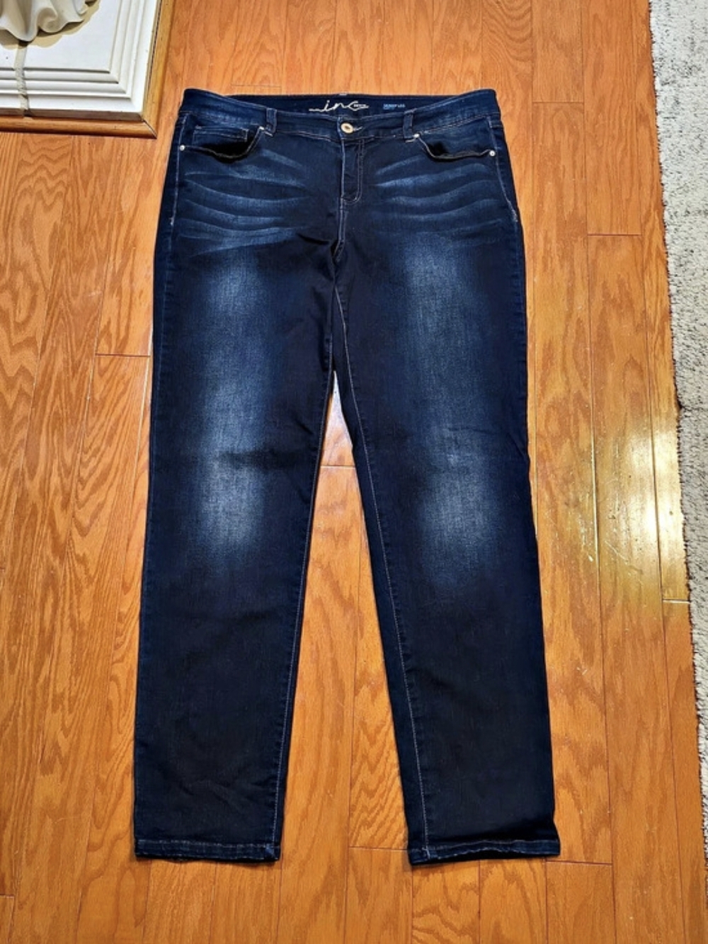 inc Skinny Leg Skinny Jeans Waist 16 Blue